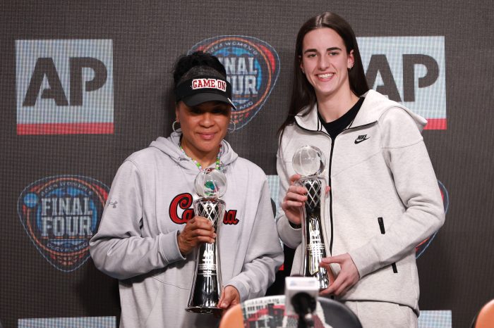 Dawn Staley praises Caitlin Clark for 'lifting up our sport' - Just ... Dawn staley caitlin clark winning national title would seal the deal as wcbb goat