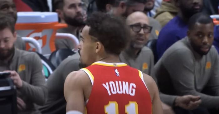 Trae young nba players hype payton pritchards half court buzzer beater vs mavs
