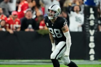 Raiders maxx crosby posts photo after having surgery on knee injury