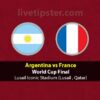 Argentina france vs cup world quarterfinal berth battle