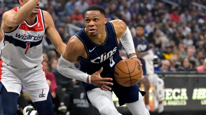Clippers russell westbrooks hand injury diagnosed as fracture