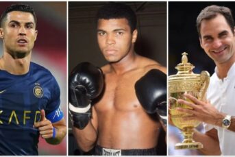 Top 10 athletes of all time list