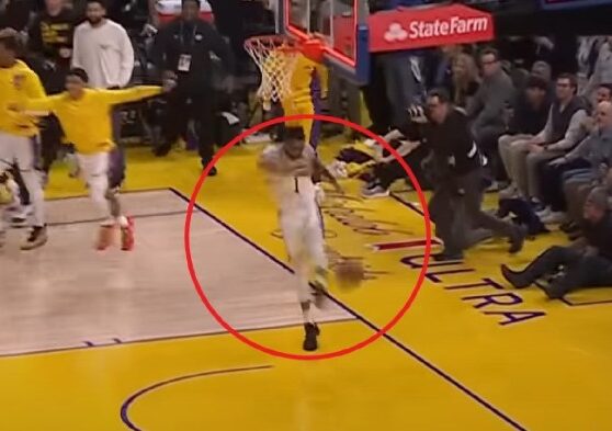 Lakers dangelo russell fined 25k for verbally abusing nba official in nuggets loss