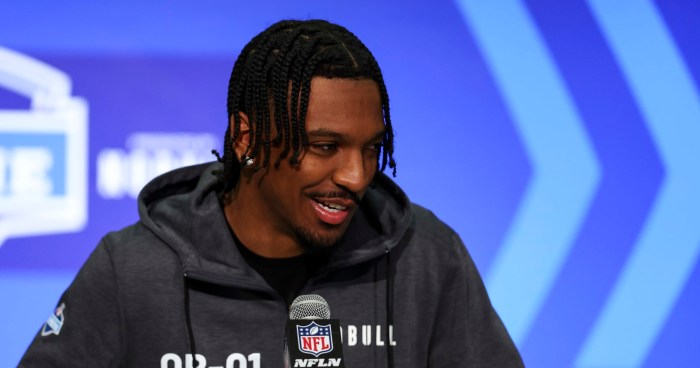Report lsus jayden daniels wont throw at nfl combine amid raiders draft rumors