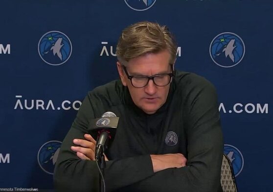 Chris finch wolves lost composure made inexcusable plays in g4 loss to nuggets