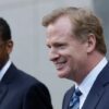 Nfls roger goodell tom bradys purchase of stake in raiders making progress
