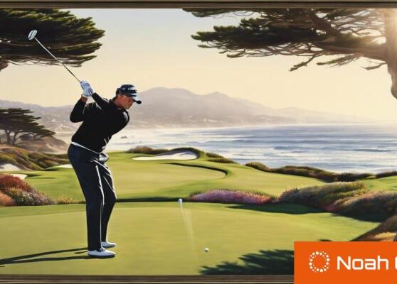 Wyndham clark sets pebble beach course record electrifies fans with 3rd round 60