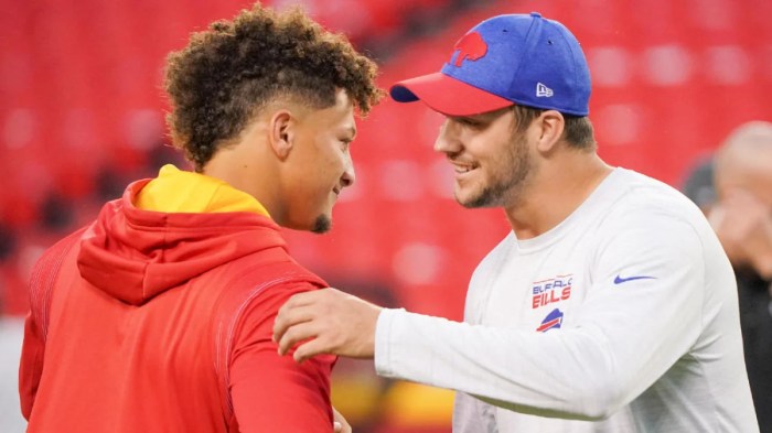 Patrick mahomes compares josh allen rivalry to tom brady vs peyton manning matchups