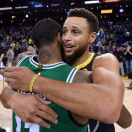 Mavs kyrie irving says steph curry set the bar for nba pgs chasing his legacy