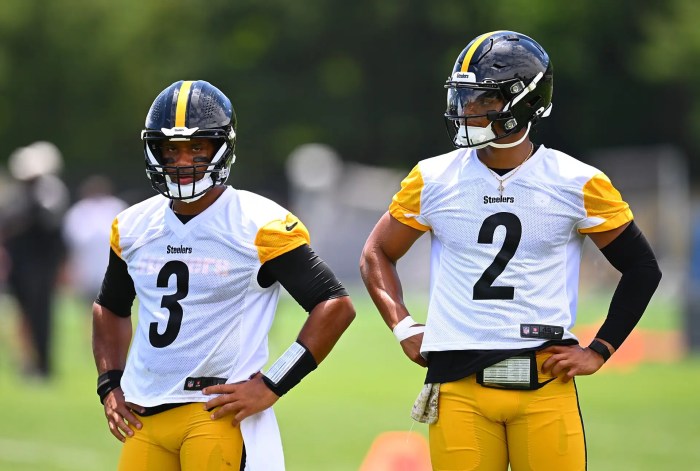 Steelers Signed Russell Wilson Because They Were Scared Justin Fields ... Nfl rumors steelers not eyeing russell wilson justin fields veteran starting qbs