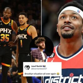 Bradley beal jusuf nurkic wow nba fans despite kevin durant suns loss to thunder