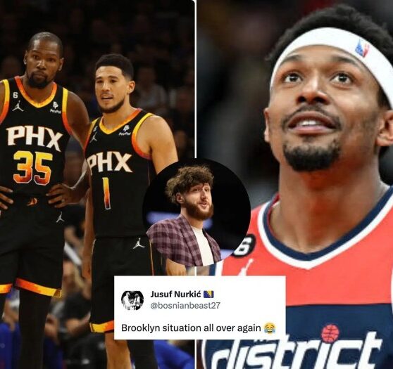 Bradley beal jusuf nurkic wow nba fans despite kevin durant suns loss to thunder