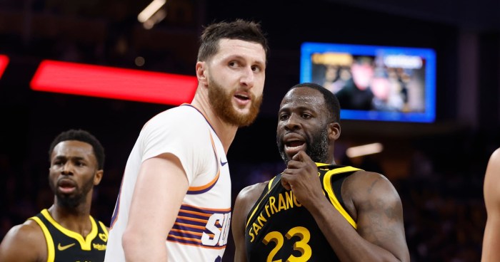 Suns jusuf nurkic trolls warriors draymond green after remark still about kd