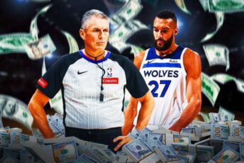Rudy gobert fined 75k for making money gesture at nba refs in wolves g4 vs nuggets