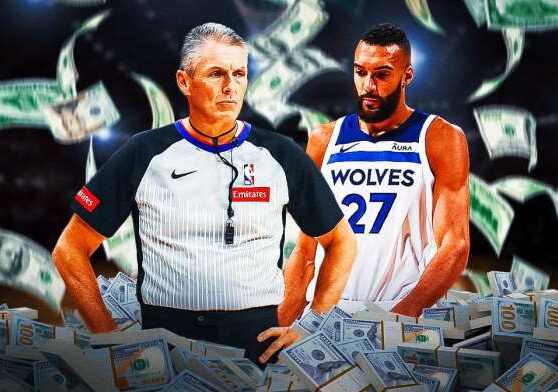 Rudy gobert fined 75k for making money gesture at nba refs in wolves g4 vs nuggets